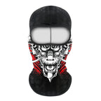 Skull balaclava — Red Oni