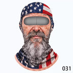 Funny face balaclava — Stars & Stripes Beard