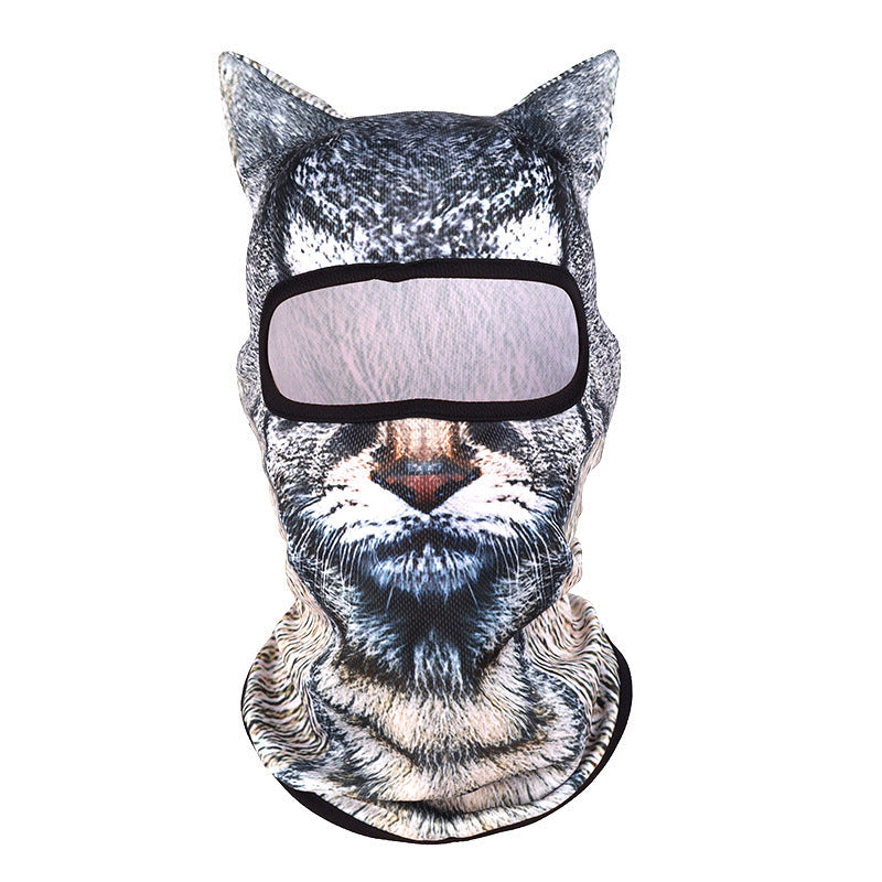 Wildface balaclava — Grey Tabby
