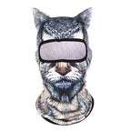Wildface balaclava — Grey Tabby