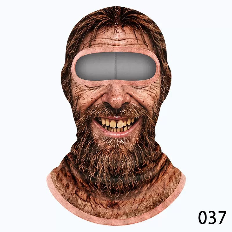 Funny face balaclava — Caveman