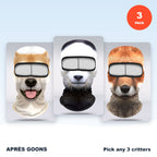 Critter face balaclava 3-pack