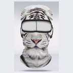 Critter balaclava — White Tiger