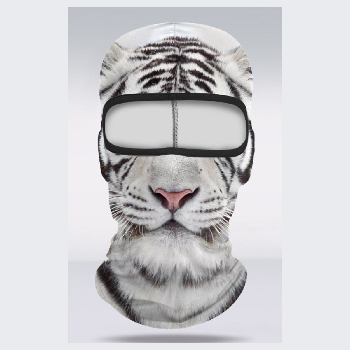 Critter balaclava — White Tiger