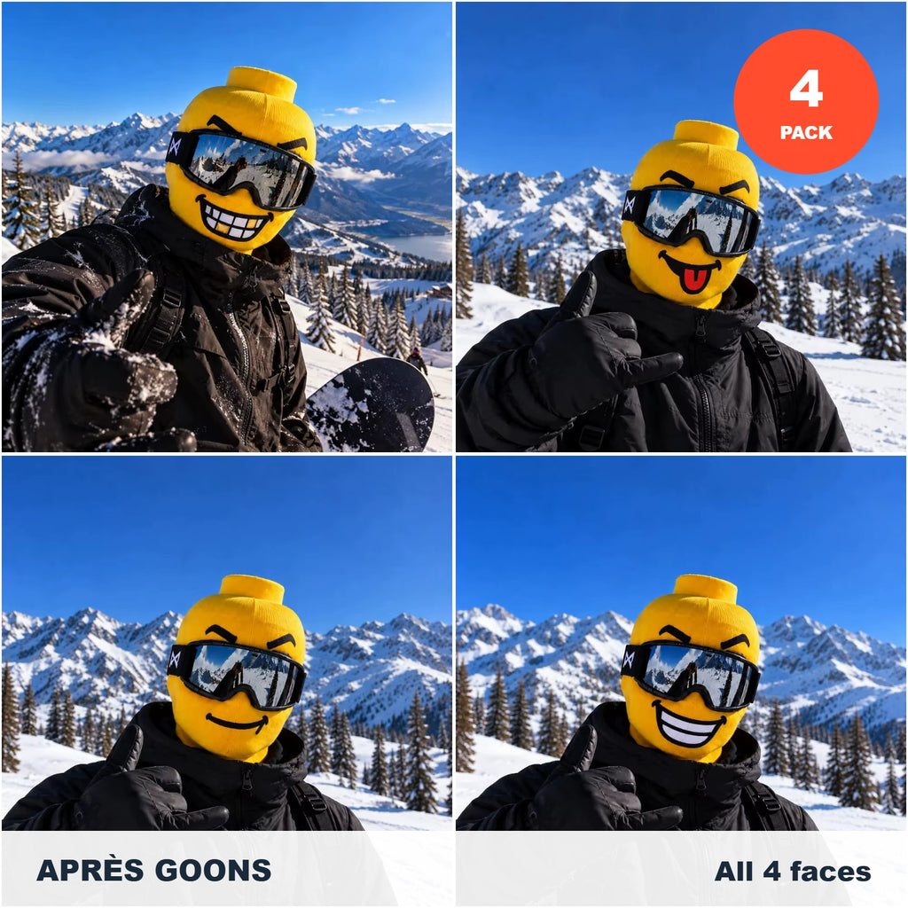 All four emoji face balaclavas