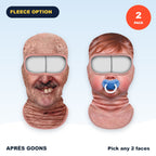 Wacky face balaclava 2-pack