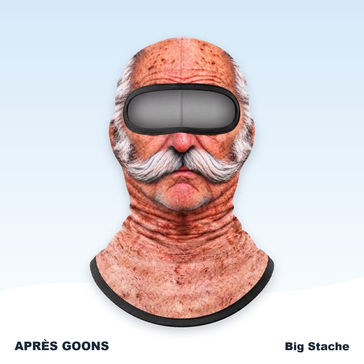 Funny face balaclava — Big Stache