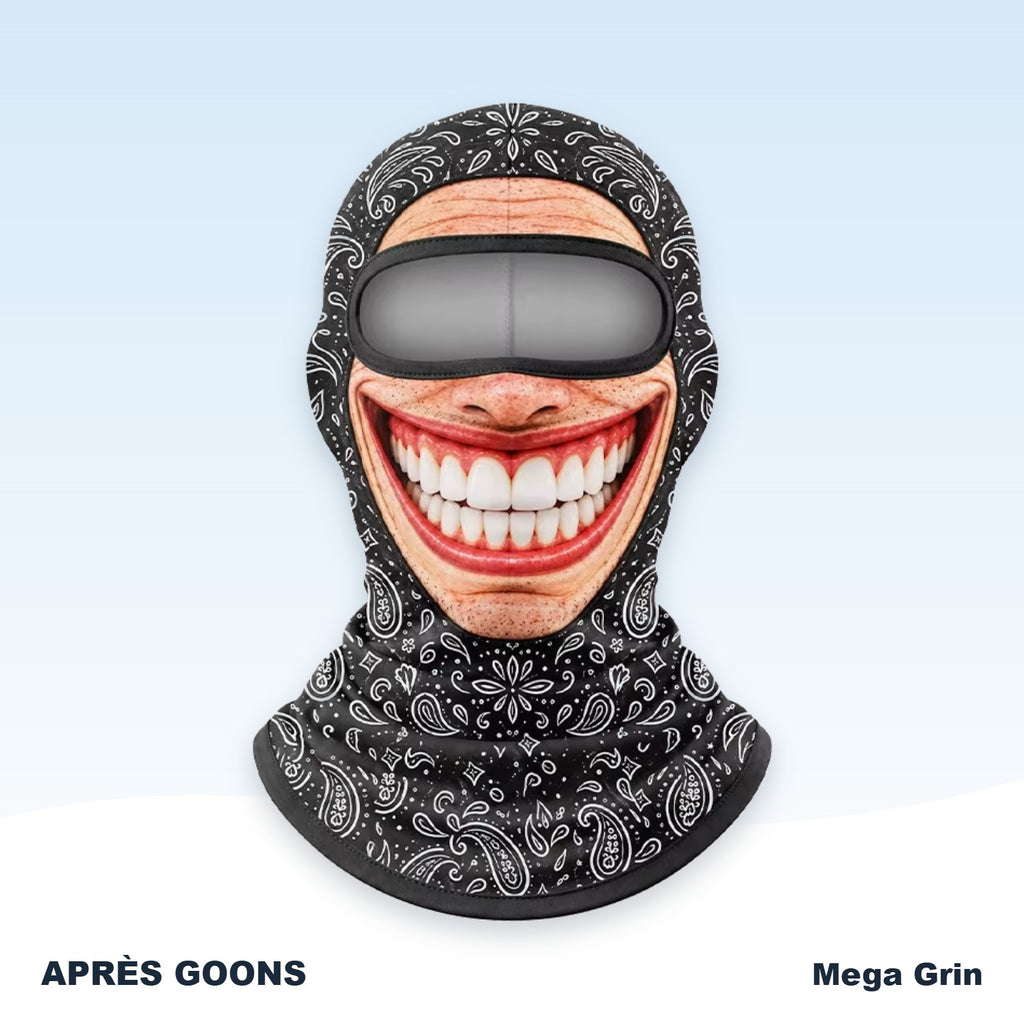 Funny face balaclava — Mega Grin