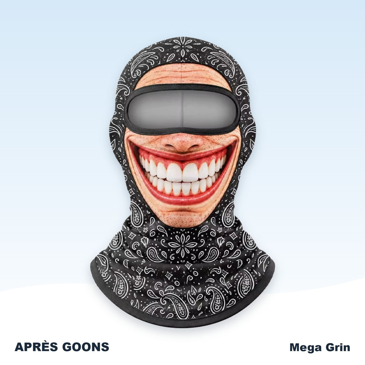Funny face balaclava — Mega Grin