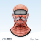 Funny face balaclava — Silver Stache