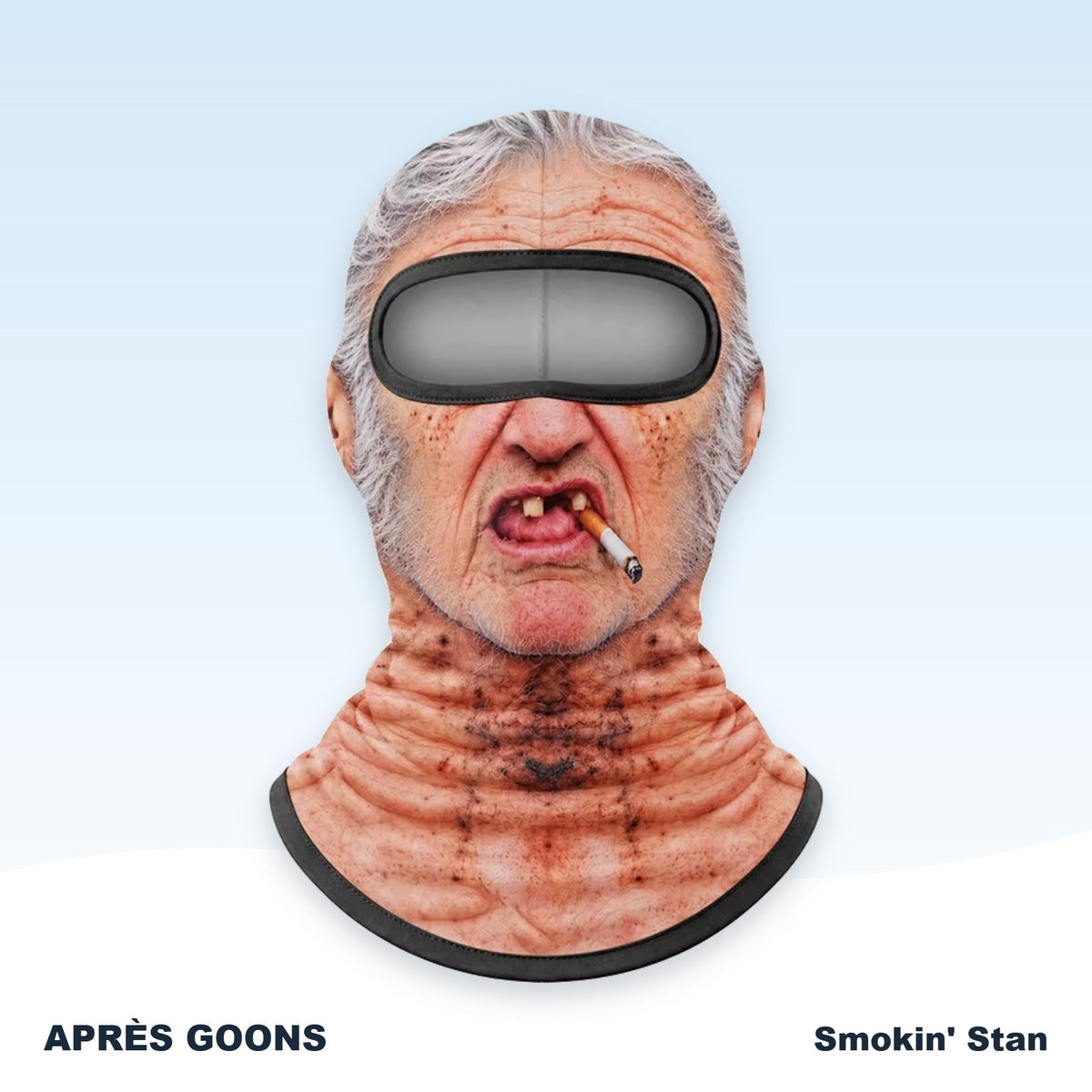 Funny face balaclava — Smokin' Stan