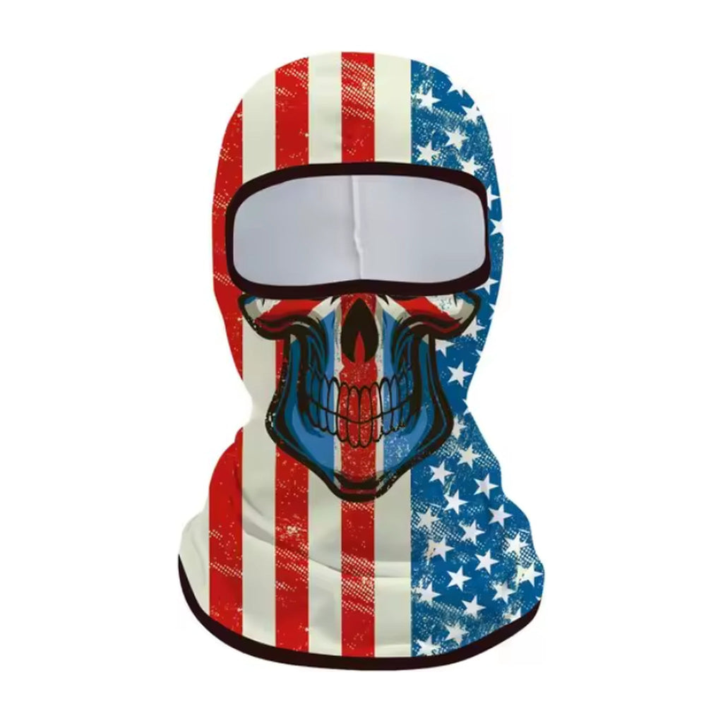 Wildface balaclava — Stars & Stripes Skull